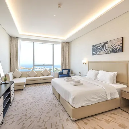 Opulent Studio In Palm Tower With Sea View Dubai Exterior photo