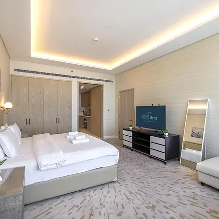 Opulent Studio In Palm Tower With Sea View Dubai Exterior photo